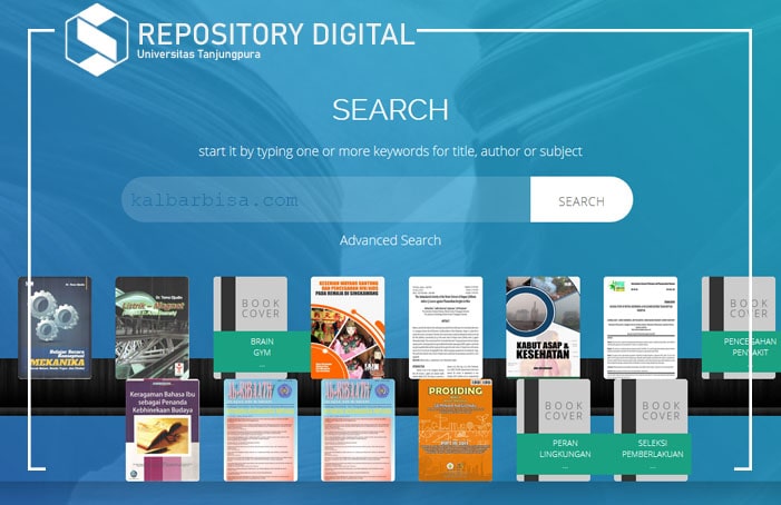 Layanan Repository Digital atau E-library UNTAN